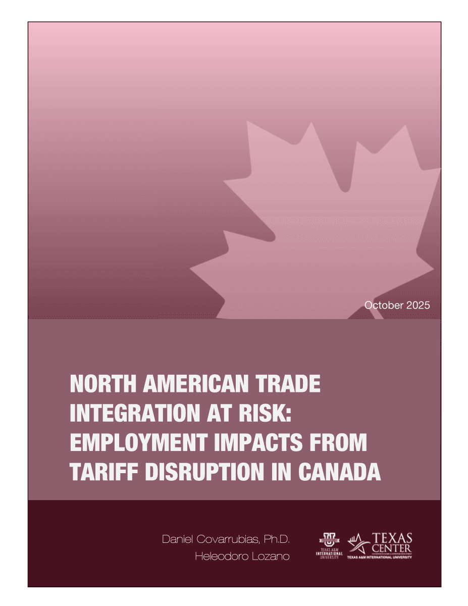 Trade Integration at Risk: Tariff Impact Analysis on State Employment — Canada — cover