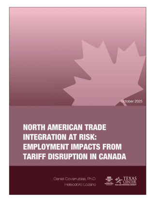 Trade Integration at Risk: Tariff Impact Analysis on State Employment — Canada cover