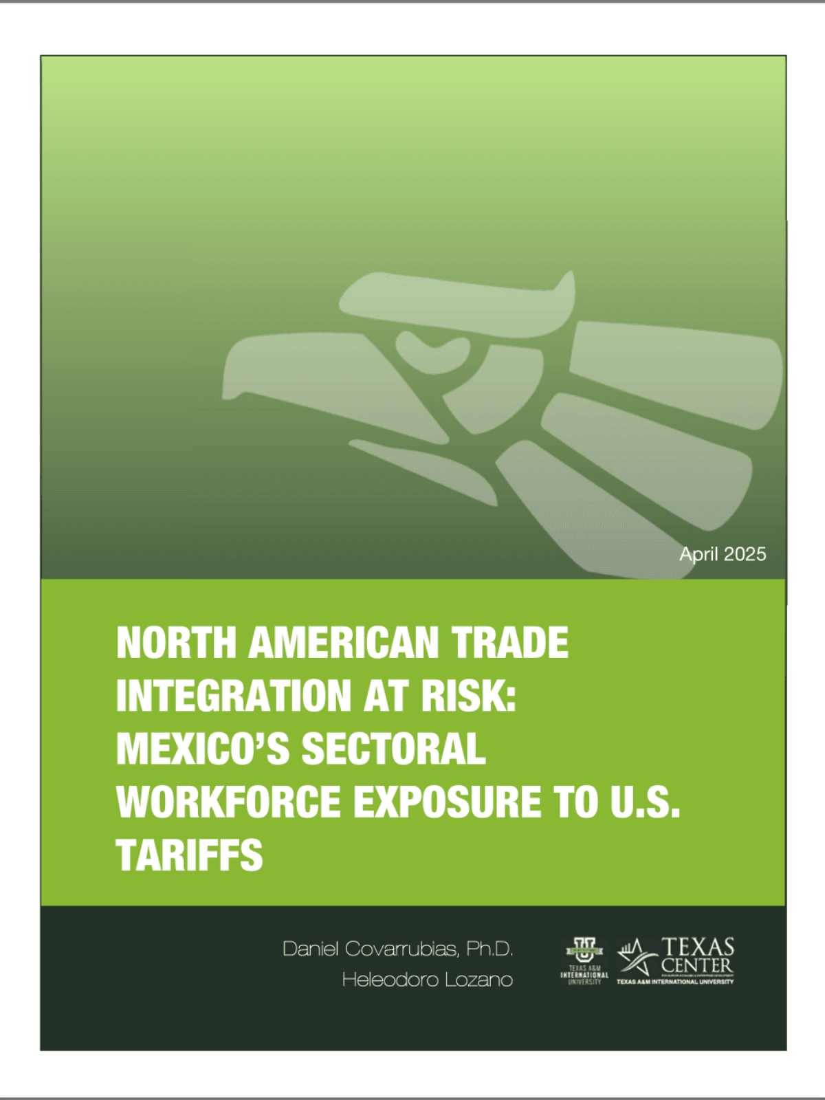 North American Trade Integration at Risk: Employment Impacts from Proposed Tariffs in Mexico — cover