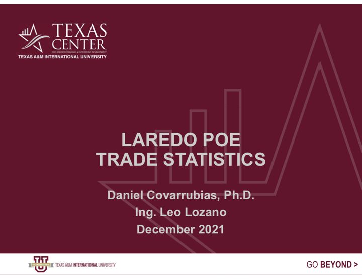Laredo POE Trade Statistics — first slide