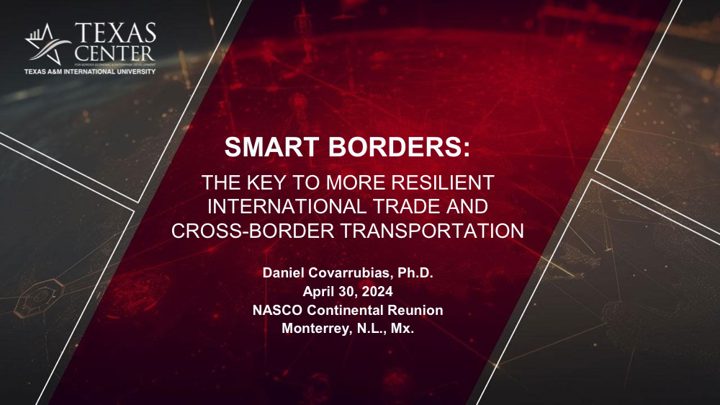 Smart Borders: The Key to More Resilient International Trade — first slide