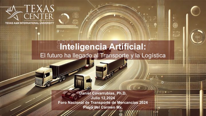 Inteligencia Artificial: El Futuro Ha Llegado al Transporte y la Logística — first slide