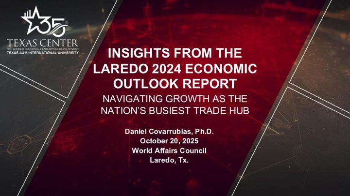 Insights from the Laredo 2024 Economic Outlook Report — first slide